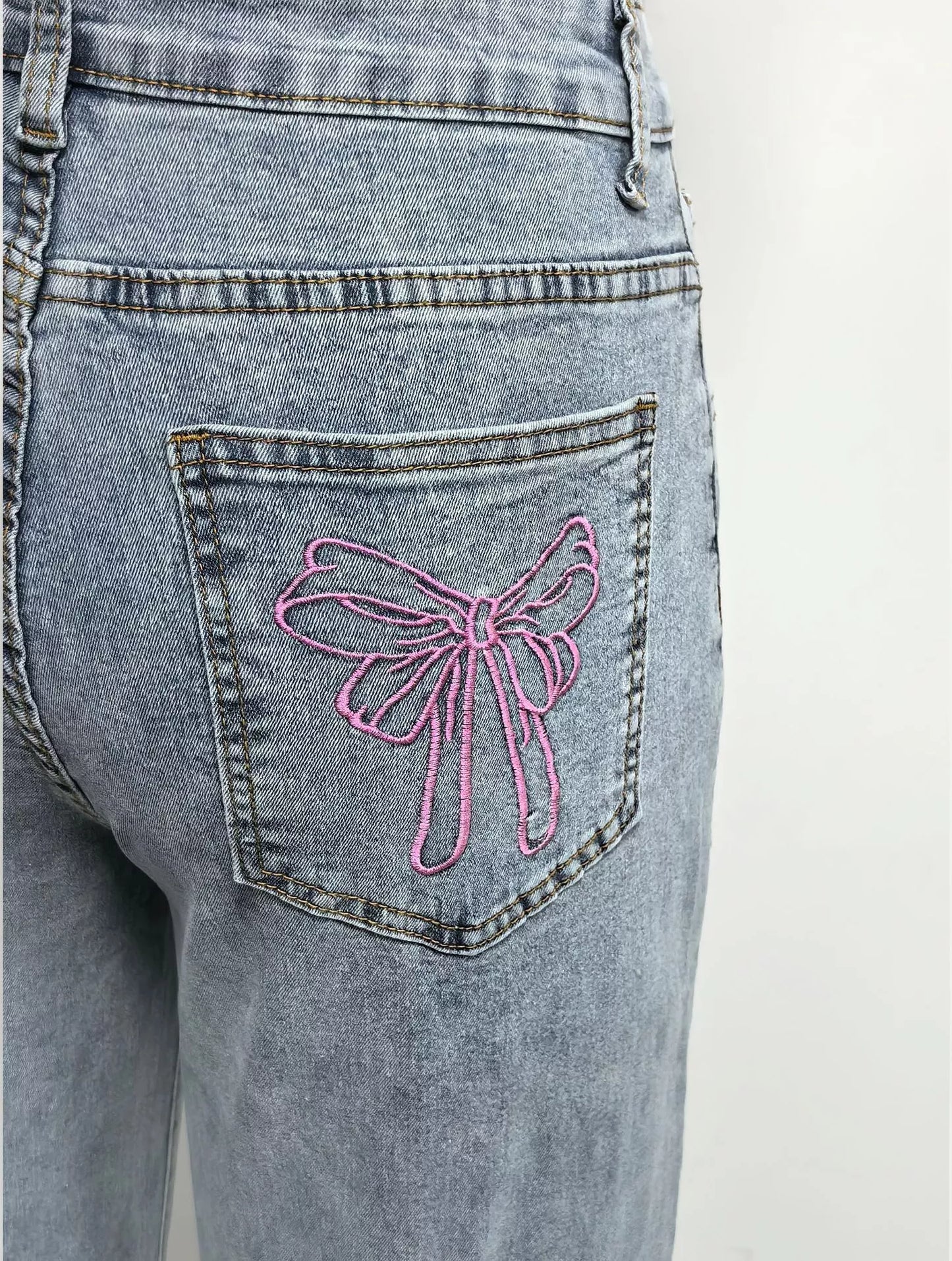 Hazel Blues® | Wide Leg High Waist Jeans