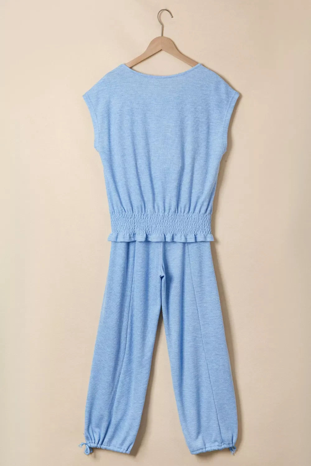 Hazel Blues® | Cap Sleeve Matching Top and Jogger Pants Set