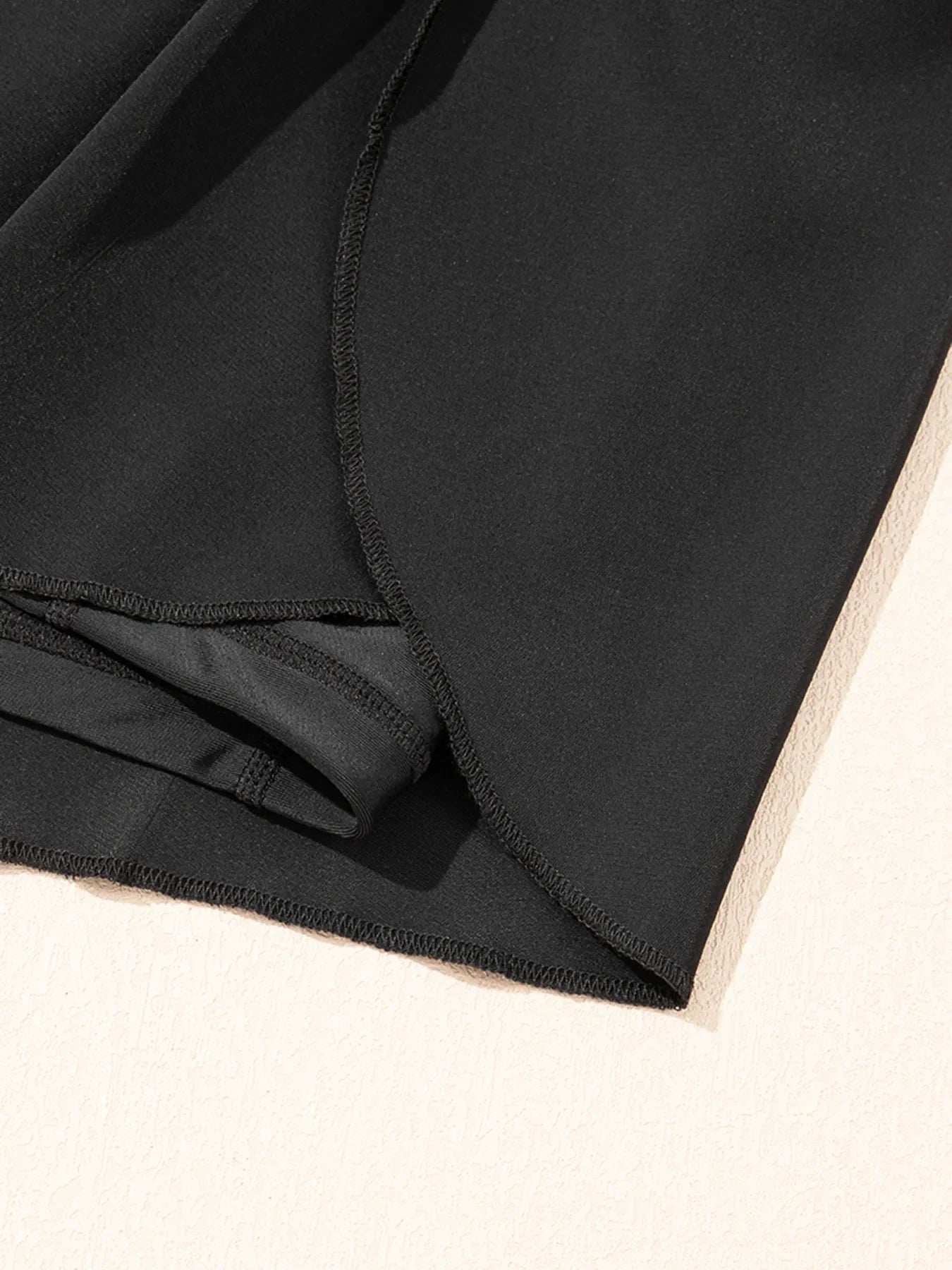 Hazel Blues® | High Waisted Drawstring Swim Shorts