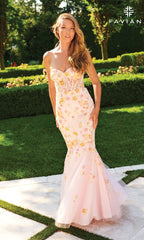 Long Prom Dress: Faviana 11250