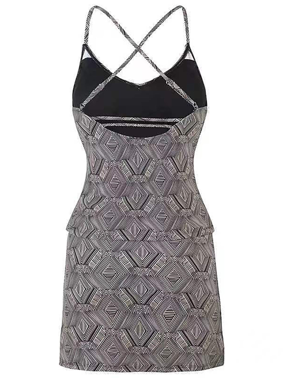 Hazel Blues® | V-Neck Spaghetti Strap Top and Skirt Swim Set