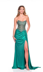 Long Prom Dress: Dave and Johnny 12396