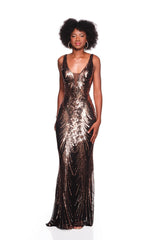 Long Prom Dress: Dave and Johnny 12402