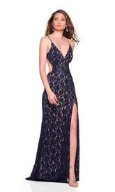 Long Prom Dress: Dave and Johnny 12471