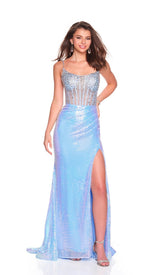 Long Prom Dress: Dave and Johnny 12532