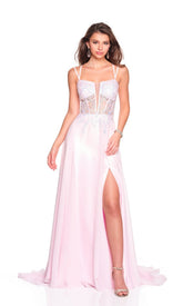 Long Prom Dress: Dave and Johnny 12630
