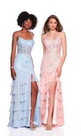 Long Prom Dress: Dave and Johnny 12671
