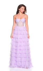 Long Prom Dress: Dave and Johnny 12690