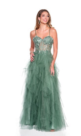 Long Prom Dress: Dave and Johnny 12705