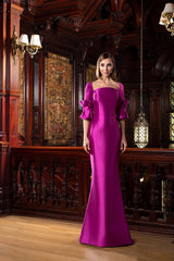 Alexander by Daymor 1584 Pleated Long Formal Evening Dress