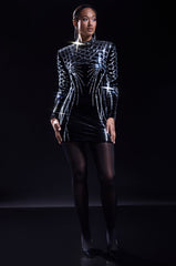 FIRECRACKER RHINESTONE MINI DRESS