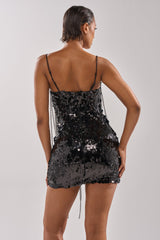 TOP TIER SEQUIN MINI DRESS