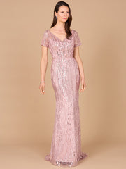Lara Dresses 29072 Long Mother of the Bride Beaded Formal Dress