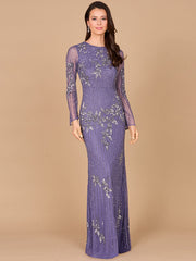 Lara Dresses 29079 Long Sleeve Formal Beaded Evening Dress