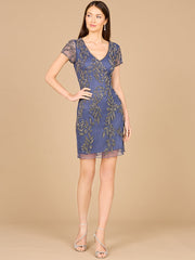 Lara Dresses 29089 Fitted Short Beaded Cocktail Dress