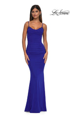 Lace-Back Long Prom Dress: La Femme 32357