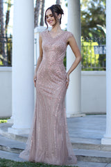 Adora Design 3272 Plus Size Long Beaded Formal Evening Dress