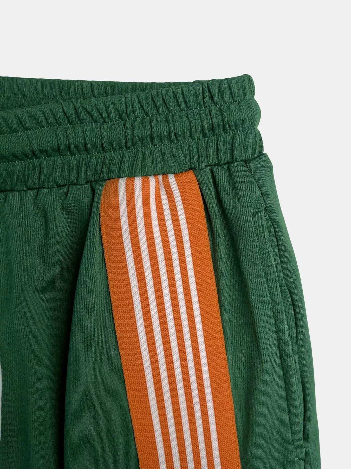 Hazel Blues® | Striped Detail Top and Drawstring Pants Set