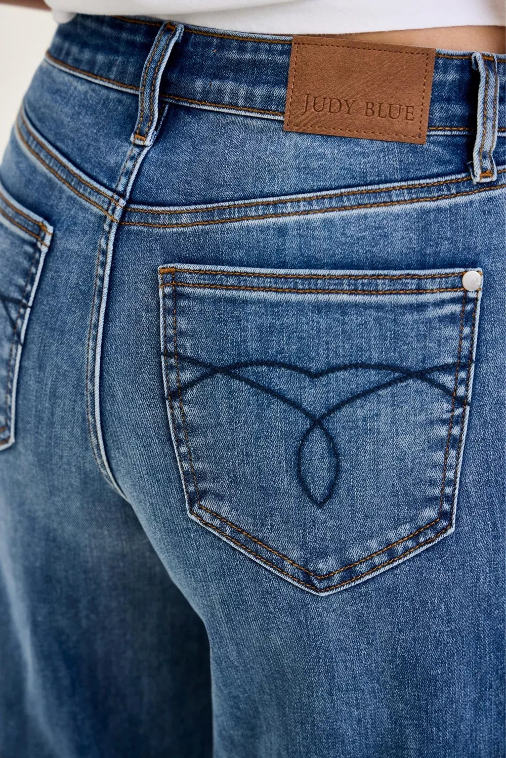 Hazel Blues® | Judy Blue High Waist Palazzo Jeans