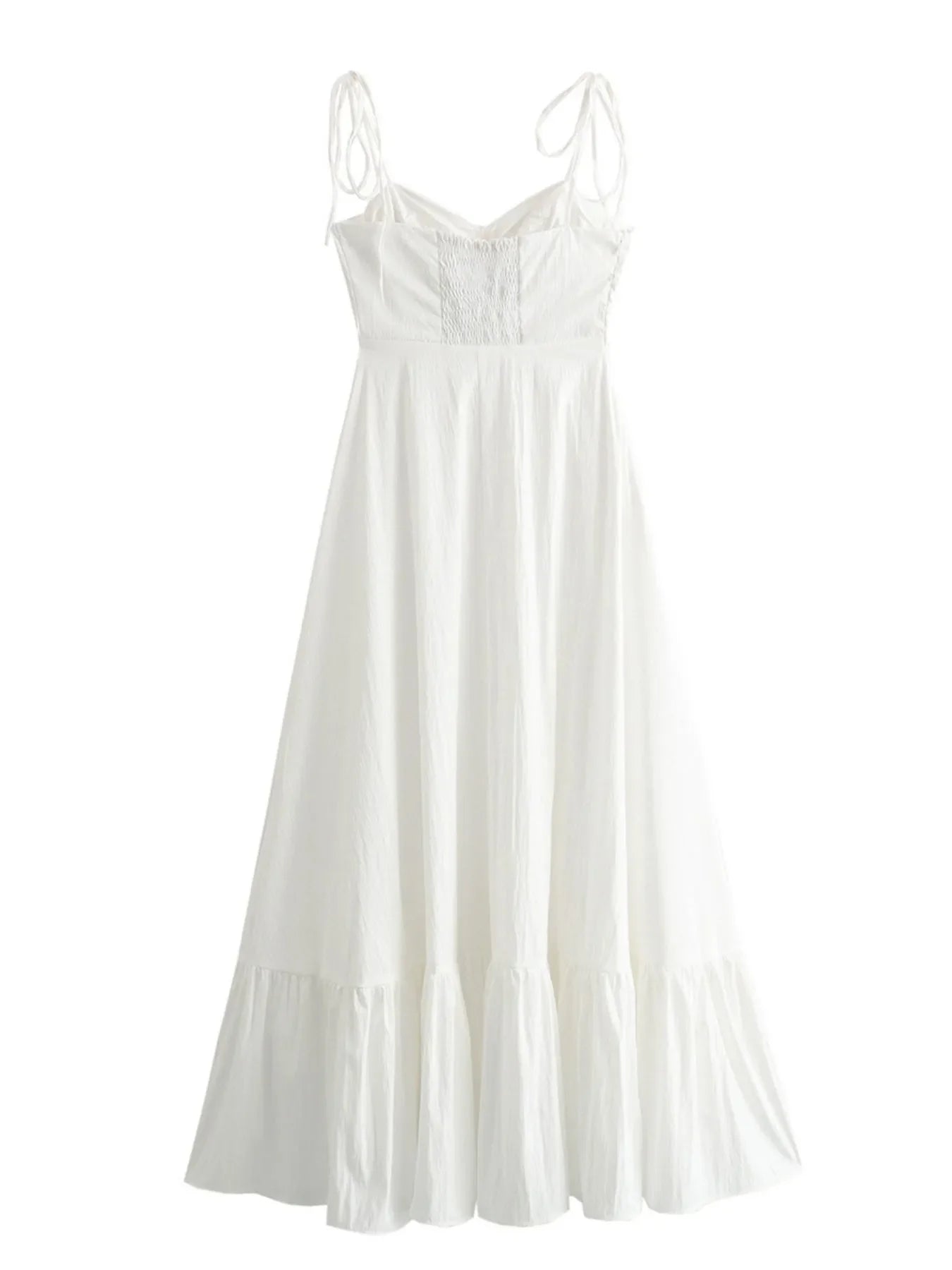 Hazel Blues® | Sweetheart Neck Tiered Maxi Dress