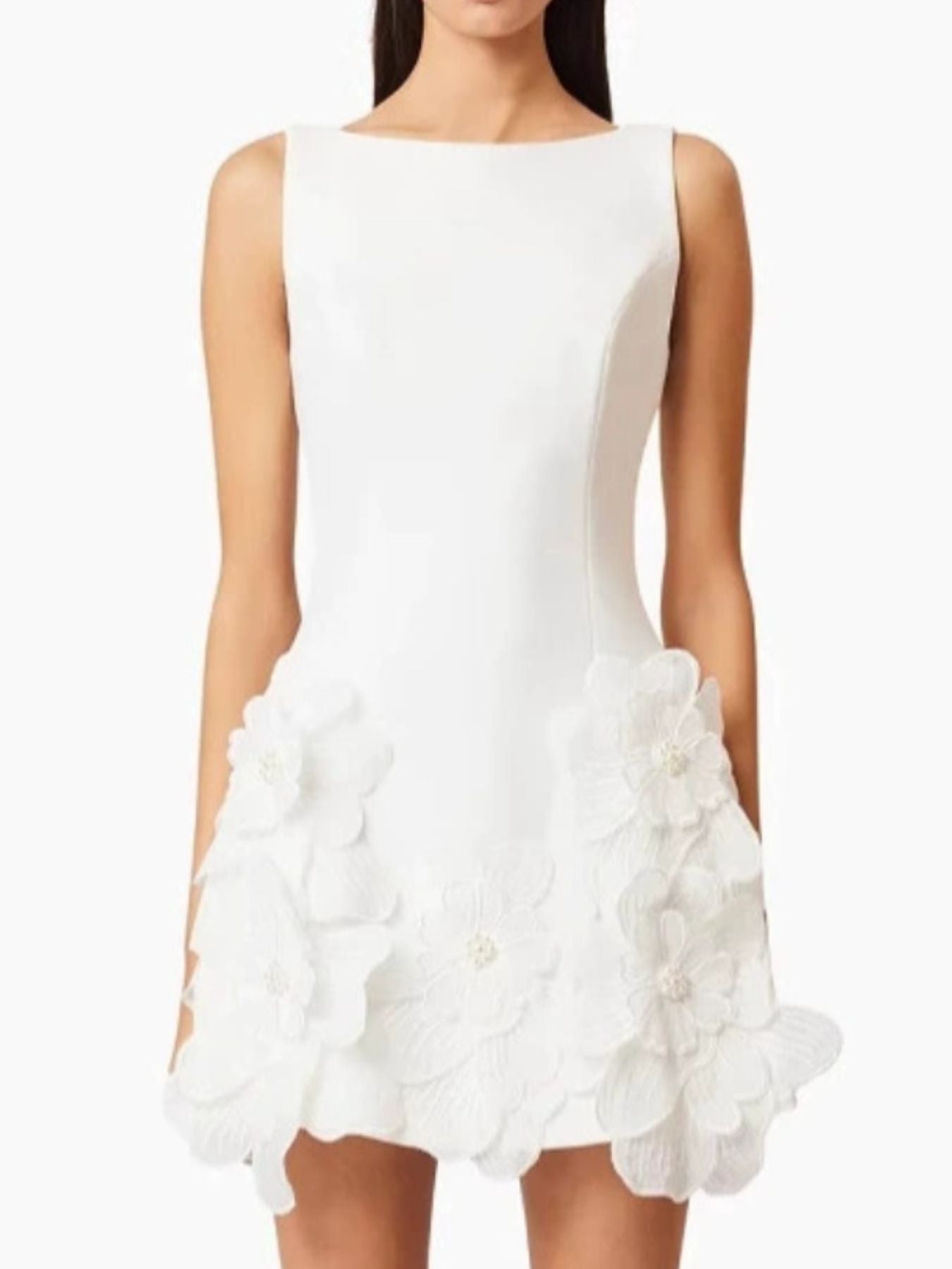Hazel Blues® | Flower Round Neck Sleeveless Dress