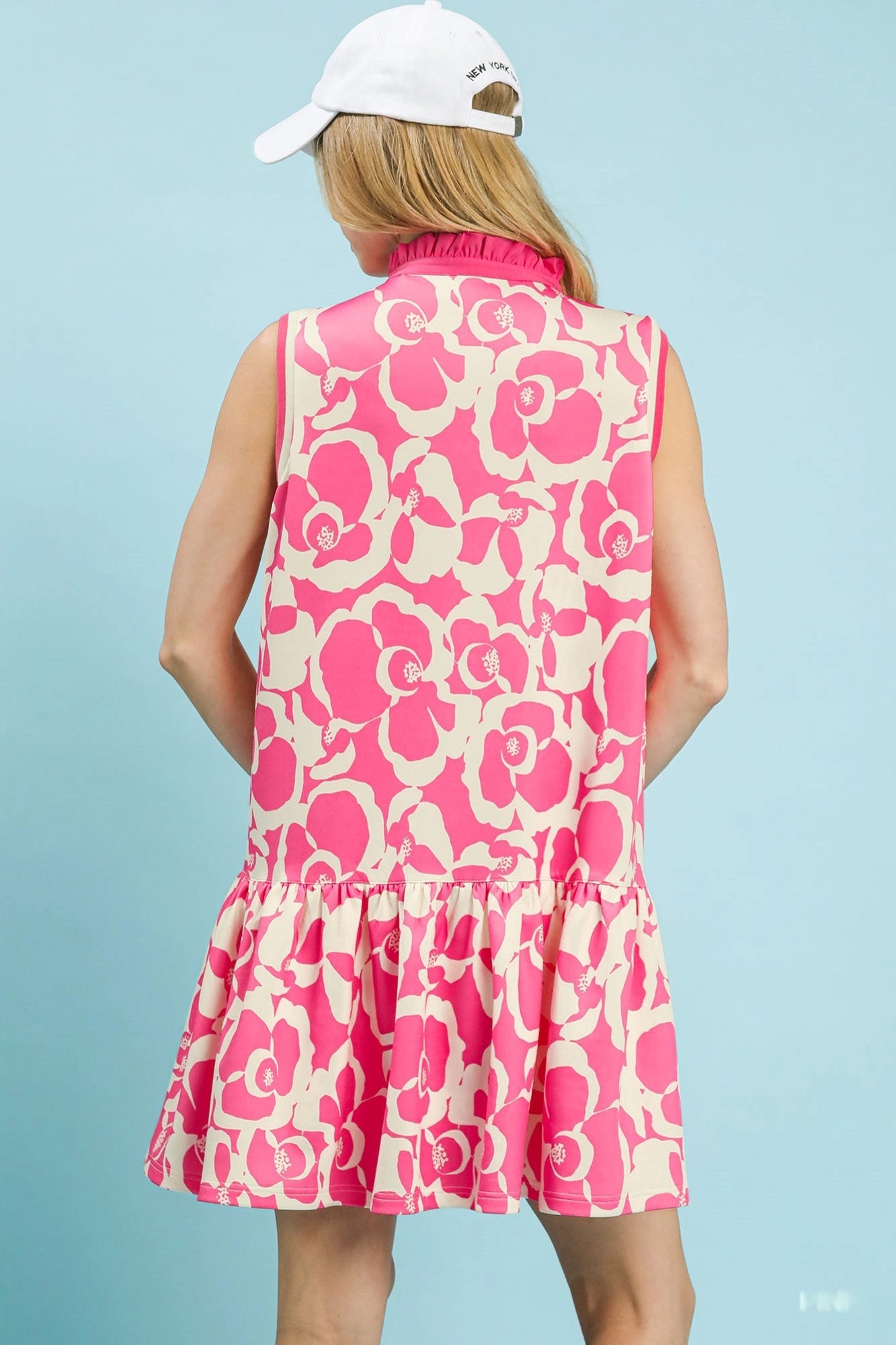Hazel Blues® | Umgee Floral Sleeveless Tiered Dress