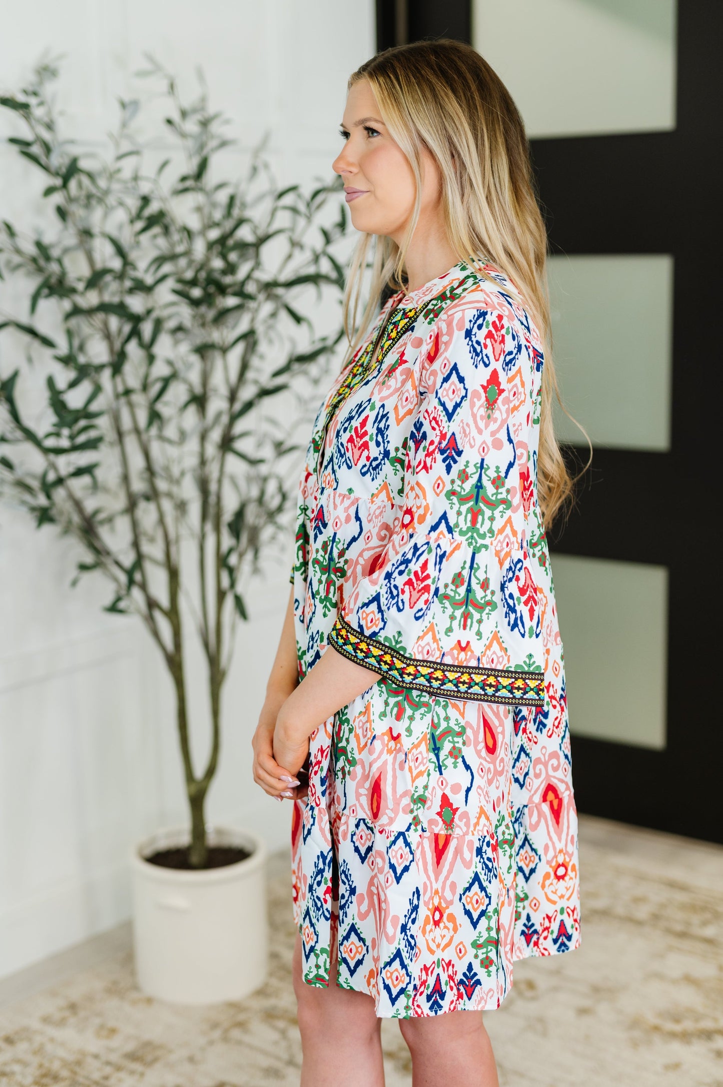 Hazel Blues® | Depend on Me Boho Tiered Dress