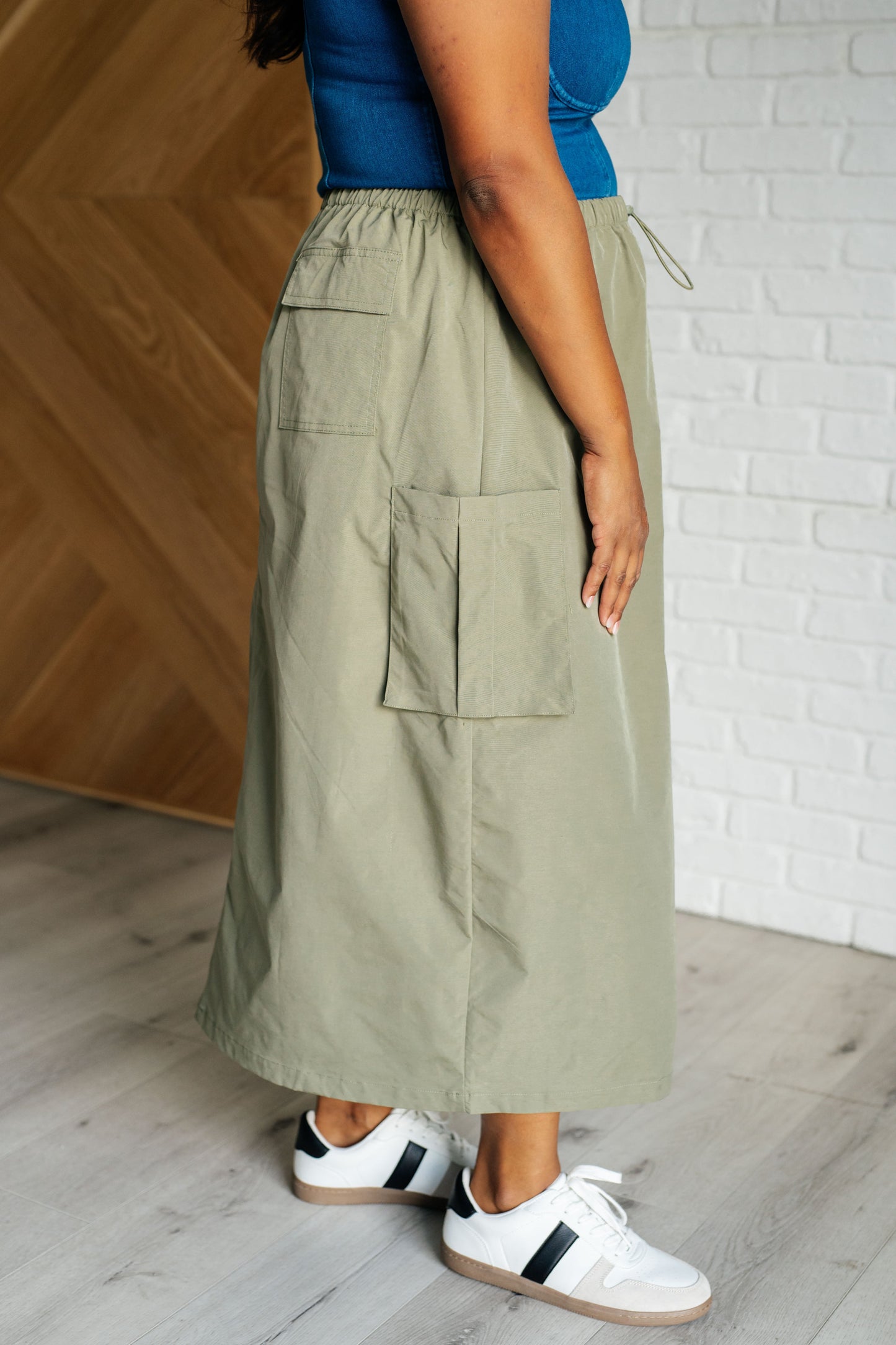 Hazel Blues® | Explain It Away Cargo Skirt