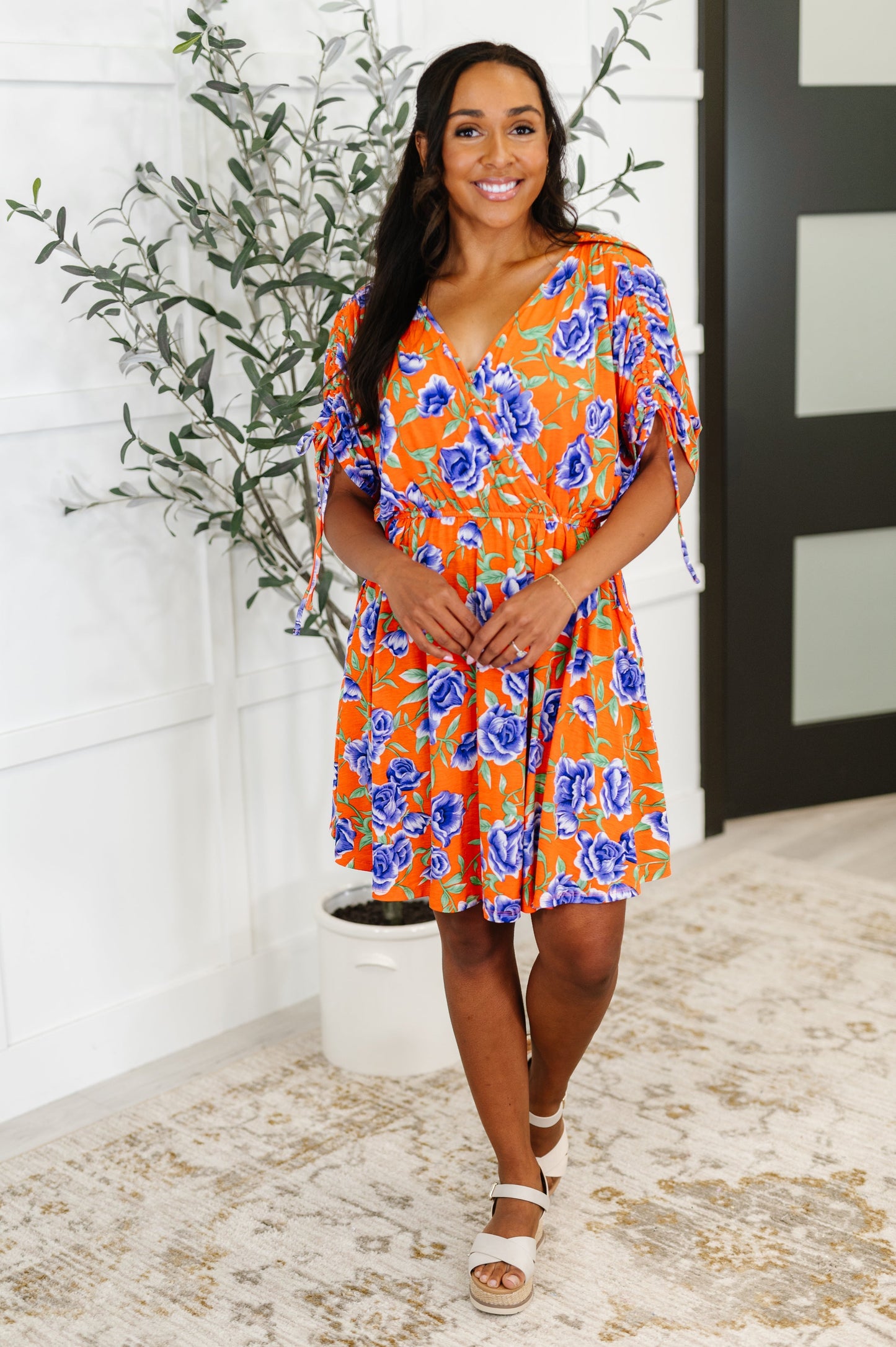 Hazel Blues® | Frock Star V-Neck Skort Dress