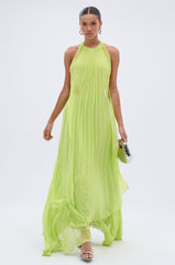 NIXEN MAXI DRESS WITH CHIFFON OVERLAY