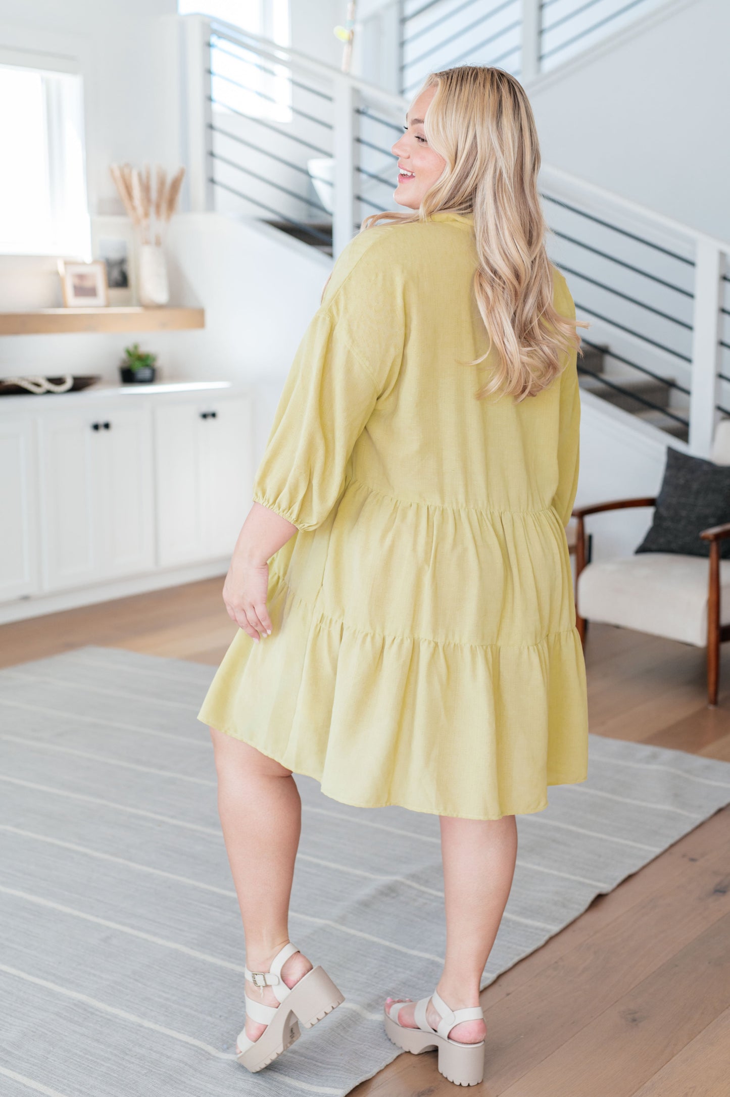 Hazel Blues® | Just Like Honey Tiered Dress
