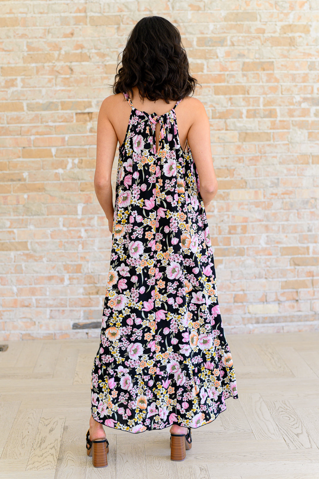 Hazel Blues® | Sunny Side of Life Halter Top Dress