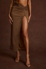 Toulouse Bronze Maxi Skirt