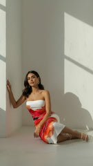 Solara Strapless Midi Dress