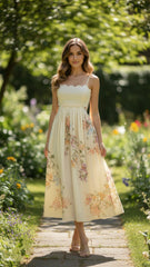 Elowen Floral Midi Dress