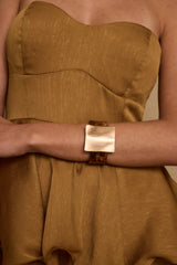 Terra Gold and Tortoise Bangle