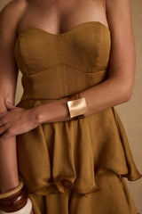 Terra Gold and Tortoise Bangle