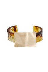 Terra Gold and Tortoise Bangle