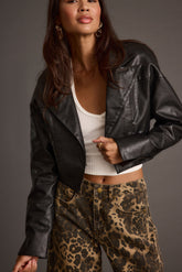 Wilde Black Vegan Leather Jacket