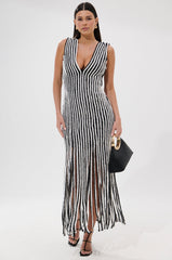 YOU WISH BRAIDED MIDI DRESS