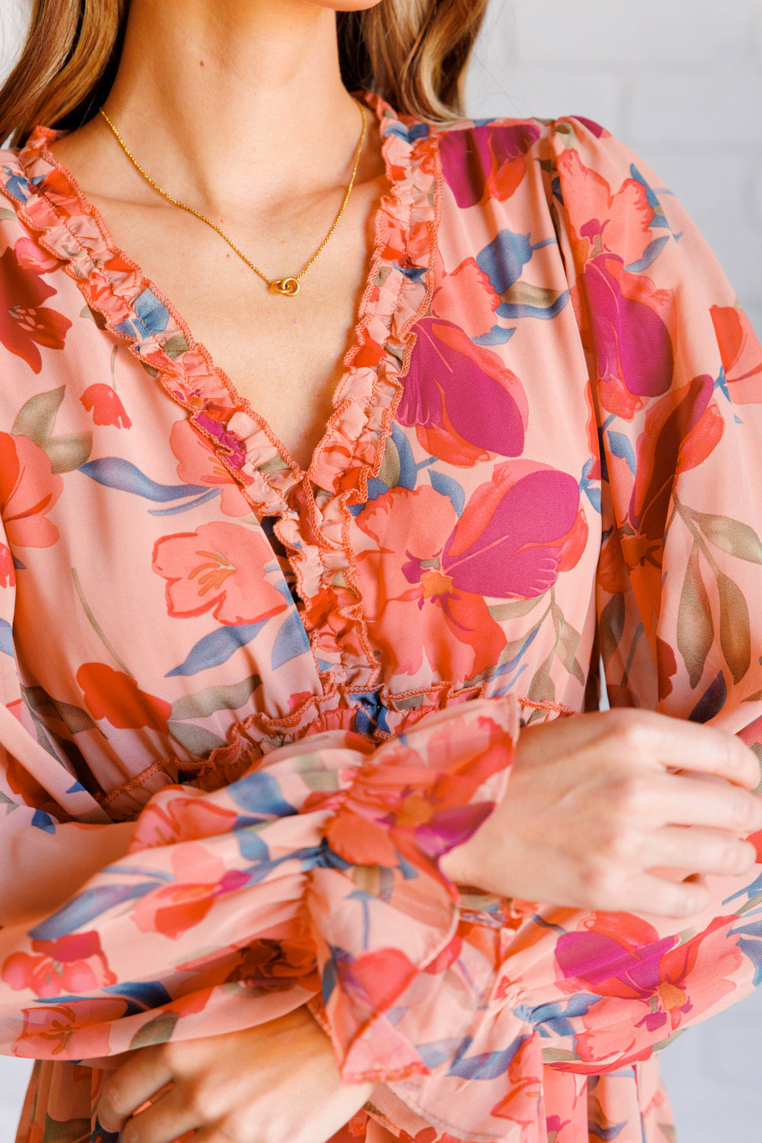 Hazel Blues® | You And Me Floral Dress