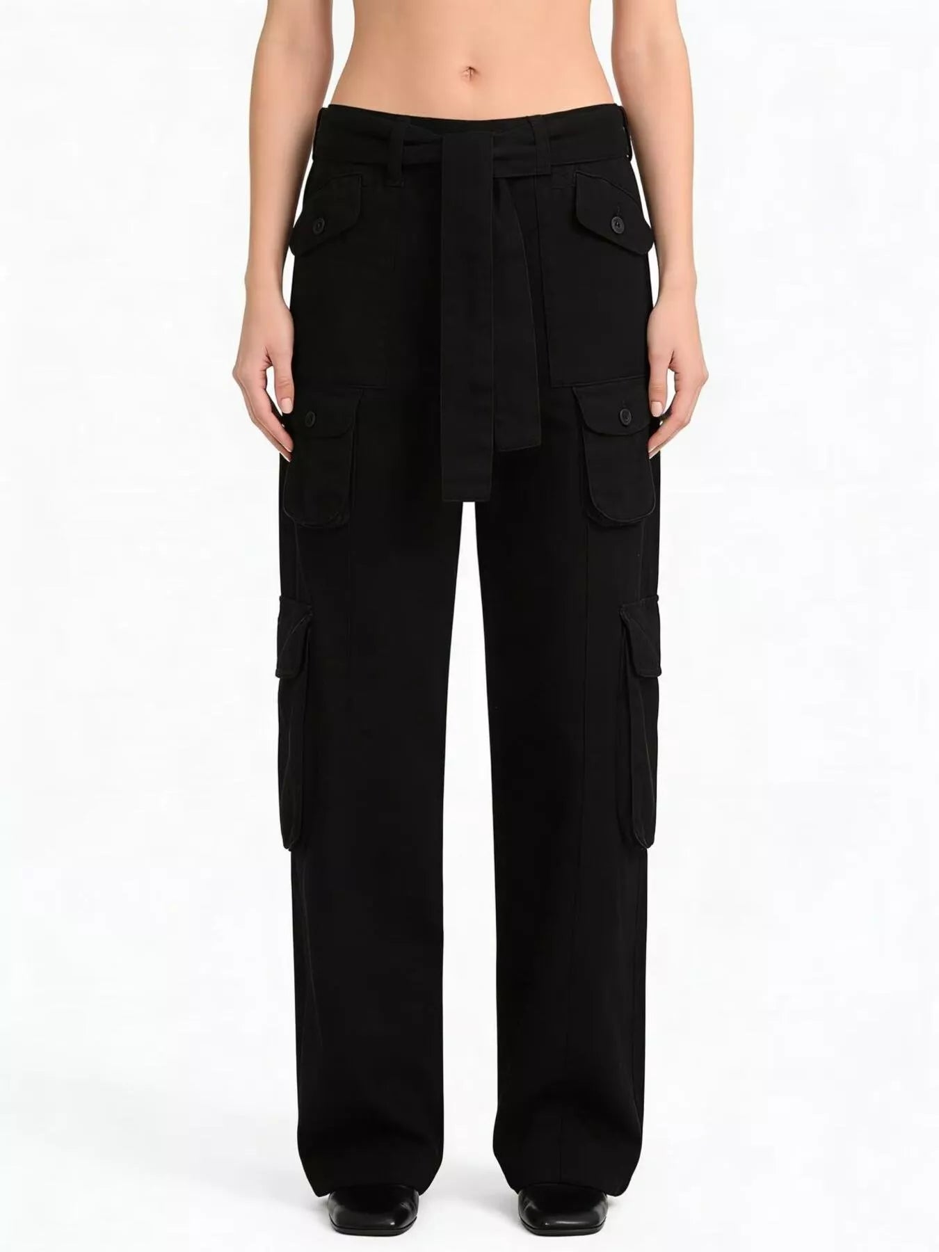 Hazel Blues® | Wide Leg Cargo Jeans