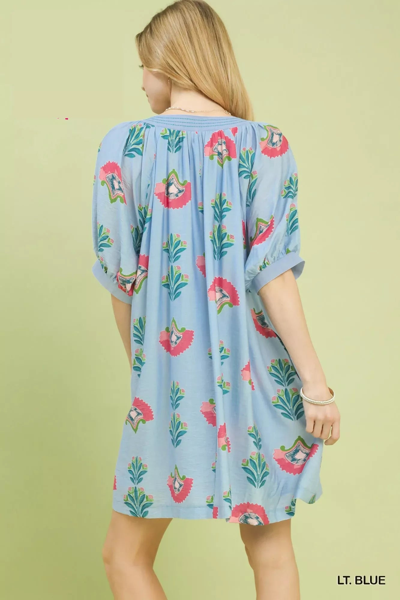 Hazel Blues® | Umgee Abstract Print Mini Dress