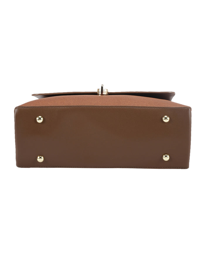 Biluxe Brown Satchel Bag
