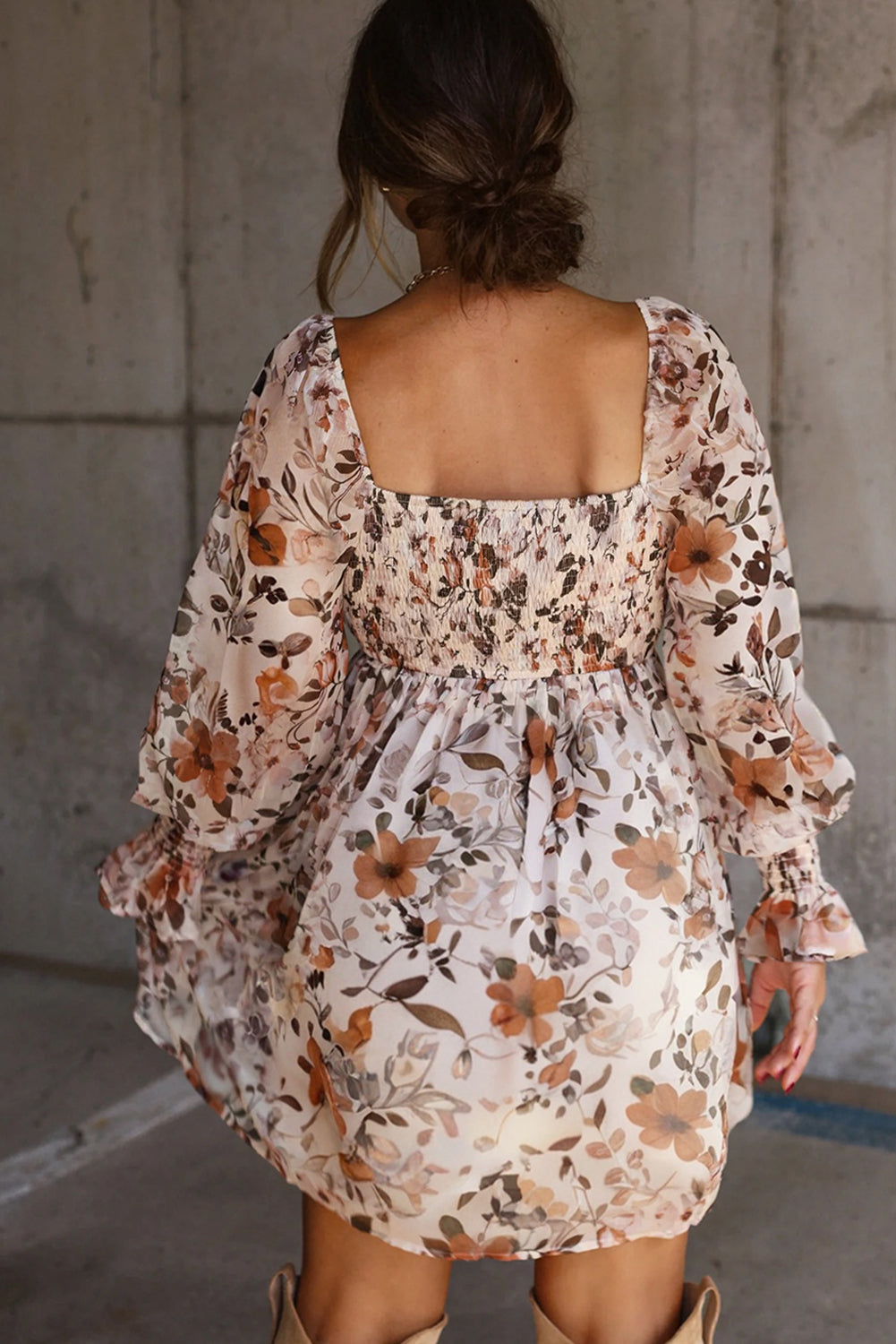 Hazel Blues® | Sweet Magnolia Floral Mini Dress