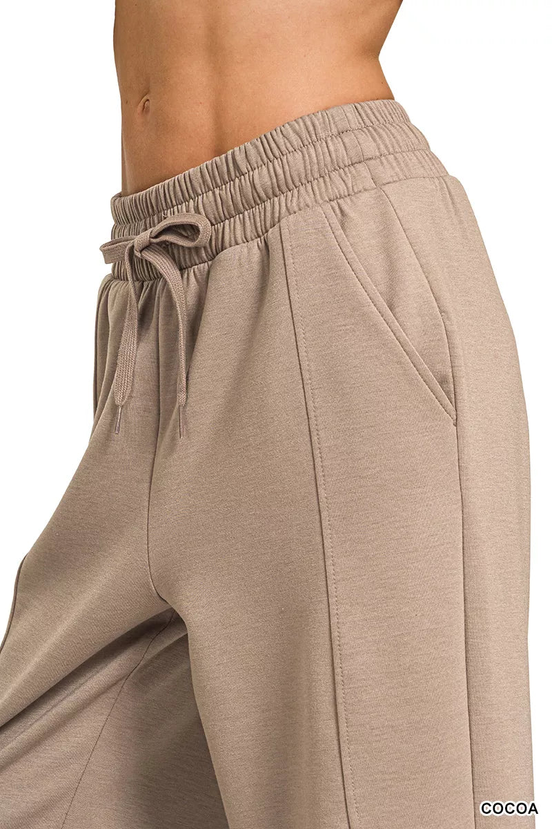Hazel Blues® | Zenana Scuba 3/4 Sleeve Pullover & Pants Set