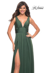 La Femme Simple Long A-Line Formal Dress