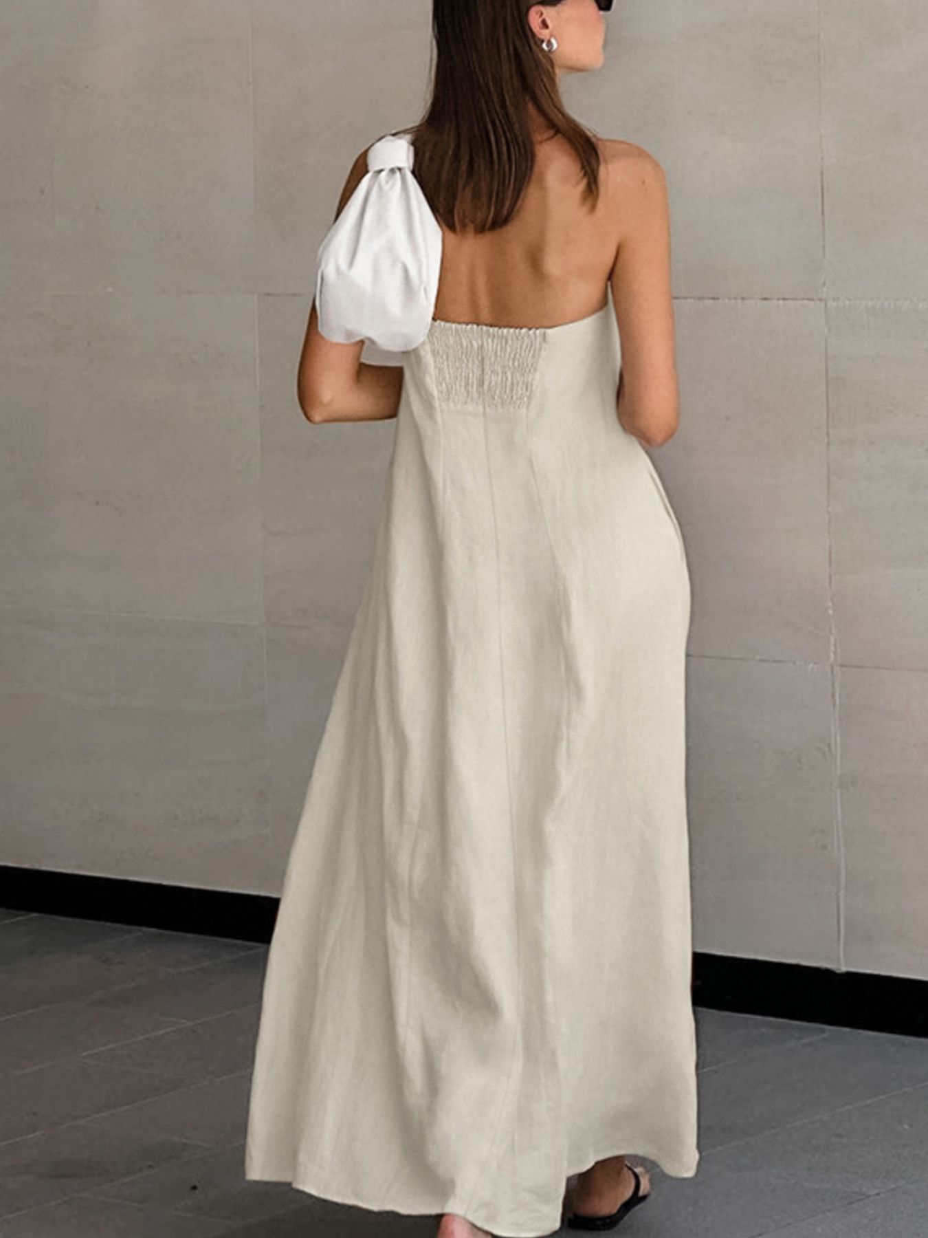 Hazel Blues® | Smocked Back Tube Dress