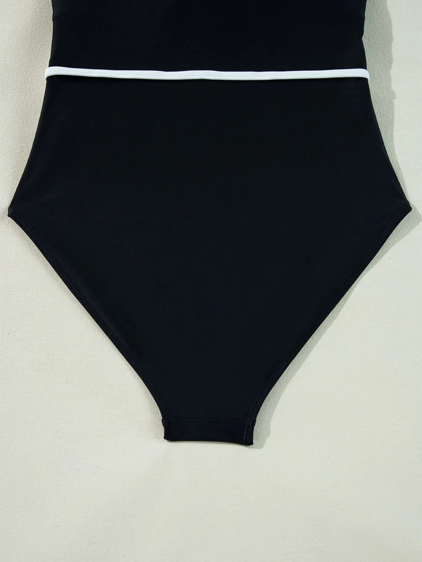 Hazel Blues® | Ruffle Trim V-Neck One-Piece Swimsuit