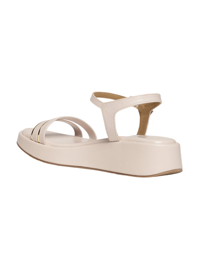 Fliora Cream Wedge Heels